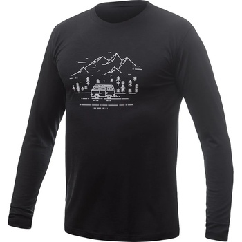 Sensor Merino Active Pt Van Life dl. rukáv Размер: L / Цвят: черен