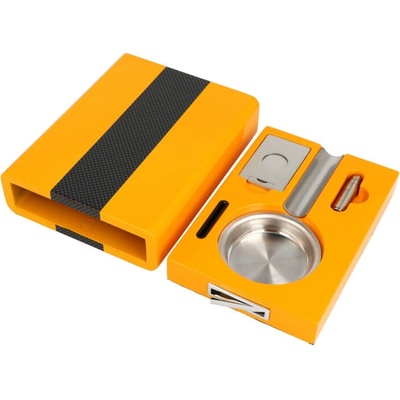 KRCZ Doutníkový popelník Set Yellow/Carbon 1D – Sleviste.cz