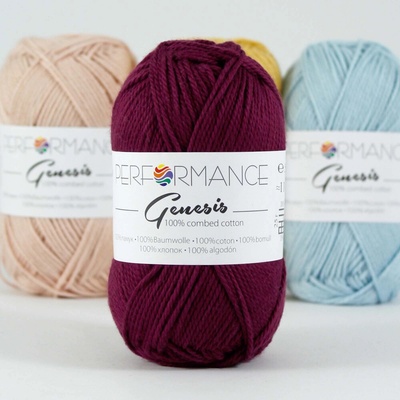 Performance Bavlněná příze Genesis 3001 - fialová 50g 110m