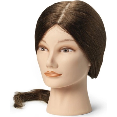 BraveHead Female Mannequin Head 100% Human Hair 45 - 50 cm