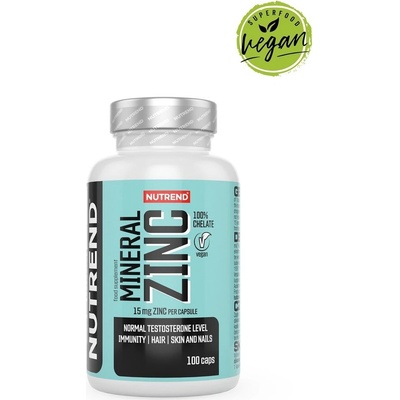 Nutrend Mineral Zinok 100% Chelate 100 kapsúl
