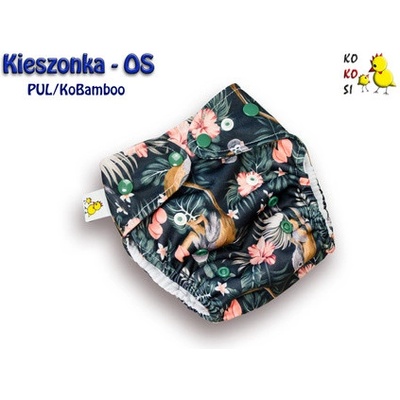 Kokosi kapsová plenka Bambus One Size Monkeys