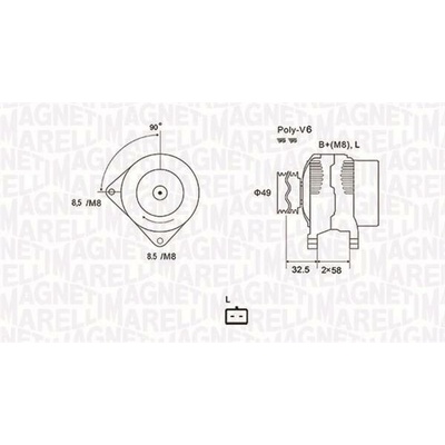 Generátor MAGNETI MARELLI 063731627010