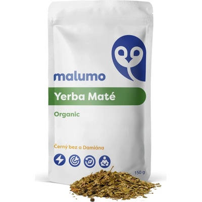 Malumo Yerba Maté Čierny bez a Damiana 150 g