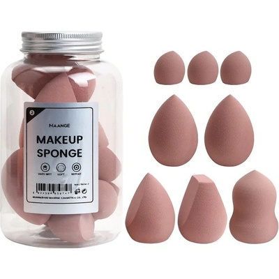 Maange Hubky na Make Up Hnedá