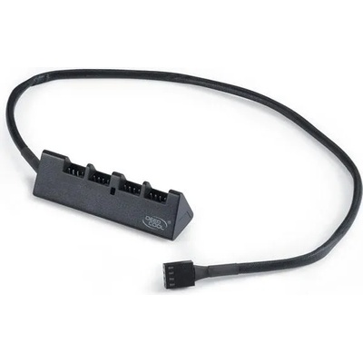 Deepcool Разклонител за вентилатори Fan HUB 4 fans PWM/3pin (DP-F4PWM-HUB)