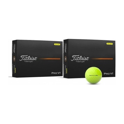 Titleist Pro V1 Double Dozen žluté 24 ks