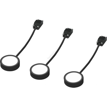 OSRAM - Комплект 3x LED подшкафно осветително тяло UNDERCABINET LED/3W/230V 3000K черно (P227777)