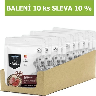 Mediterranean Natural Tapas Snack Dog Lamb with Beef gF 10 x 150 g