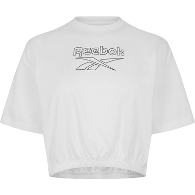 Reebok Дамска тениска Reebok Rie Boxy T-Shirt Womens - White