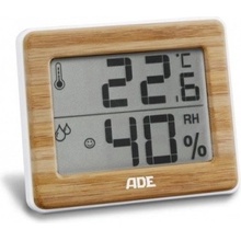 Digitální teploměr s vlhkoměrem ADE WS 1702 bamboo