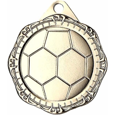 MMC1232/G Futbal : Medaila kovová strieborná 32mm