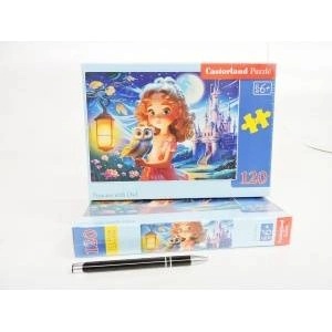 Castorland 120-piece Princess with Owl puzzle