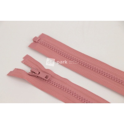 de-park Zip YKK - 75cm - dělitelný - starorůžová - 372