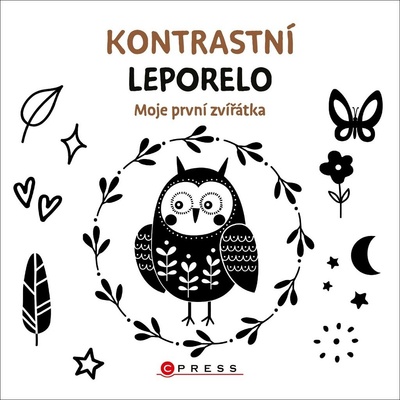 Kontrastní leporelo: Moje první zvířátka