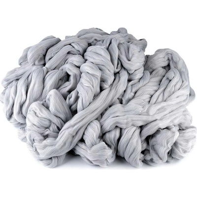 Extra silná příze 1000 g česaná melír Varianta: 3 šedá nejsvětlejší, Balení: 1 ks 45593/93144/208392
