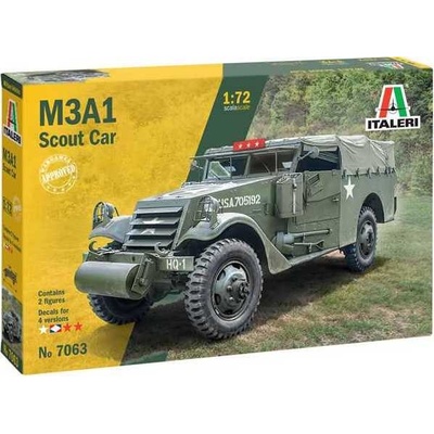 Italeri M3A1 Scout CarModel Kit military 7063 1:72