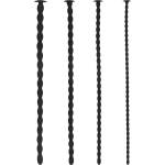 Ouch! Silicone Spiral Screw Plug Set Advanced Urethral Sounding Black
