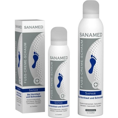 Sanamed Saphir krémová pěna na nohy 150 ml