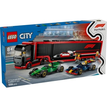 LEGO® City - F1 Truck with RB20 & AMR24 F1 Cars (60445)