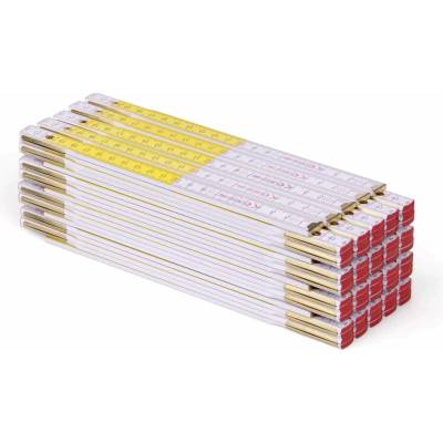 Metrie Perfekt-5 skládací metr bílo-žlutý 1 m 20 ks