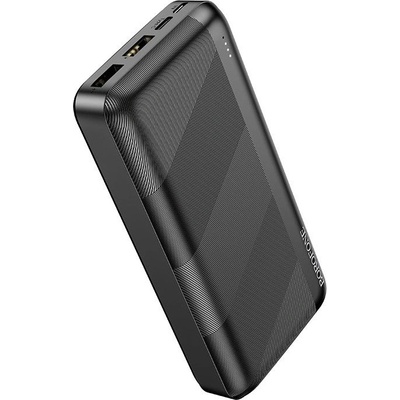 BOROFONE Преносима батерия Borofone, BJ27 Pindar 10000mAh, 2xUSB, Черна (8515)