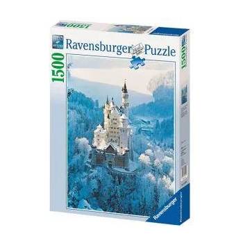 Ravensburger Пъзел от 1500 части - Neuschwanstein Castle in Winter, Ravensburger, 703002