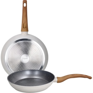 Tognana Комплект 2 тигана forged white pepper bamb, 24&28 см, бели (yn79132dotwa)