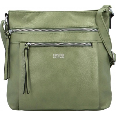 Stylová dámská crossbody kabelka Orniva zelená