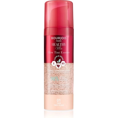 Bourjois Paris Healthy Mix Clean & Vegan Glow Tint Essence hydratační a tónující esence 01 Fair 30 ml