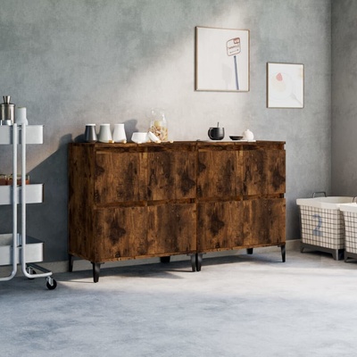 vidaXL 11461.3185764 příborníky 2 ks kouřový dub 60 x 35 x 70 cm