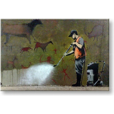 Obraz na plátne Street ART – Banksy 80x120 cm