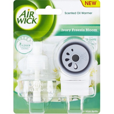 Air Wick elektrický osviežovač vzduchu strojček a náplň biele kvety frézie 19 ml