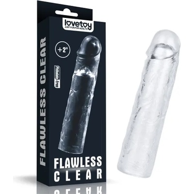 Lovetoy Пенис удължител Flawless Clear прозрачен +2