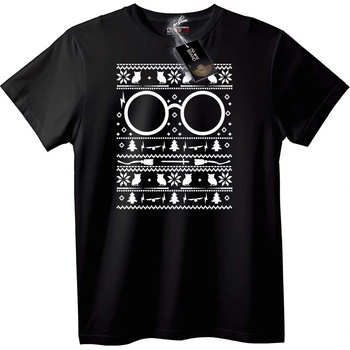 NOONEBRAND Коледна тениска Harry Potter - S, Black