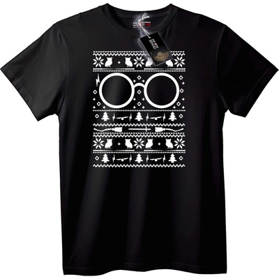 NOONEBRAND Коледна тениска Harry Potter - S, Black