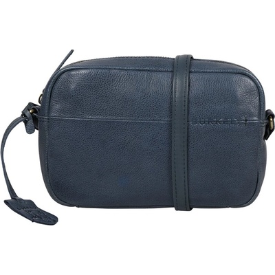 Burkely kožená mini crossbody kabelka Natural Norah 1000816.04.31 modrá