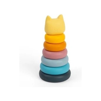 Bigjigs Toys Силиконова низанка - Коте - bigjigs (36017)