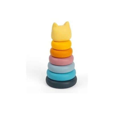 Bigjigs Toys Силиконова низанка - Коте - bigjigs (36017)