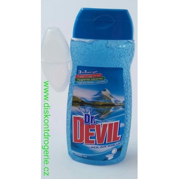 Dr. Devil WC gél Polar Aqua 400 ml + koš