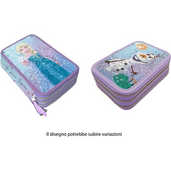 Image 1 of Disney - FROZEN несесер с 3 ципа и пайети