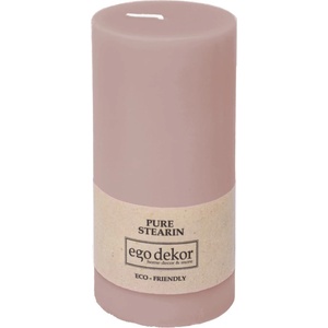 Ego dekor Прахово розов цвят Приятелска свещ, време на горене 50 ч. Eco - Eco candles by Ego dekor (ZBC-3771055)