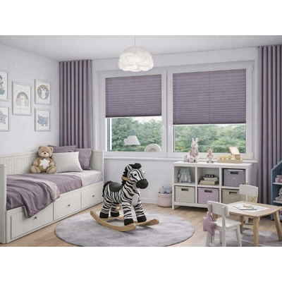 Zebra-Shop Plissé Lux Simple LILA PP163 135 x 111-150 cm