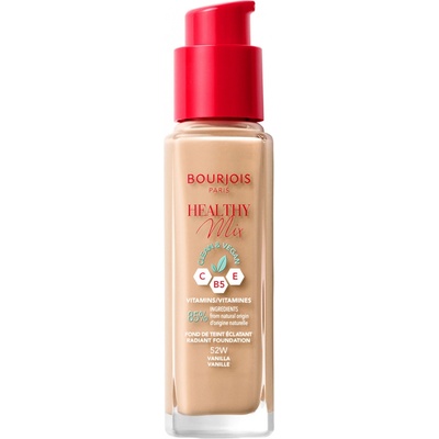 Bourjois Paris Healthy Mix Clean & Vegan Radiant Foundation hydratační a rozjasňující make-up 51W Light Vanilla 30 ml