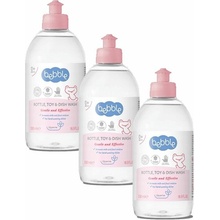 Bebble Umývací prostriedok na fľaštičky cumlíky a hračky 3 x 500 ml