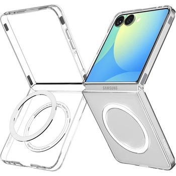 Spigen Качествен поликарбонатов кейс с MagSafe за Samsung Galaxy Z Flip7 - Spigen AirSkin MagSafe Case (прозрачен) (ACS09556)