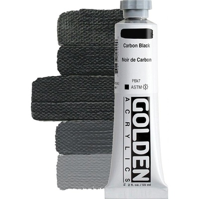 Golden Artist Colors Heavy Body АКРИЛНА боя Carbon Black 59 ml 1 бр (0001040-2)
