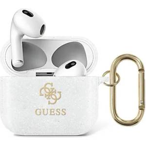 Guess Калъф Guess GUA3UCG4GT за AirPods 3, Transparent Glitter Collection (GUA3UCG4GT)