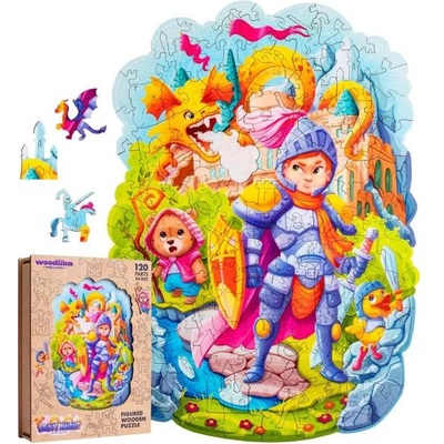 Puzzler ДЪРВЕН ПЪСТЪР ПЪЗЕЛ - Смелият рицар