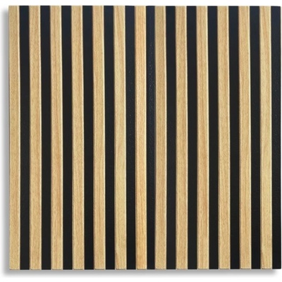 Impol Trade Samolepiace panely PE2 66,5 x 66,5 cm, lamely svetlo hnedé 1ks